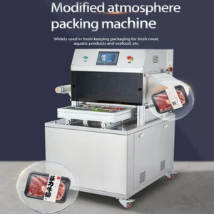 Automatic Tray Sealing Machine Food Tray MAP Modified Atmosphere Package Sealer - Picture 1 of 11
