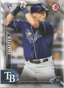 Richie Shaffer Tampa Bay Rays 2016 Bowman Rookie Card - Picture 1 of 1