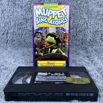 Muppet Sing Alongs - Muppet Treasure Island VHS Tape 1996 Jim Henson Video - Image 1 of 4