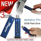 iStorage datAshur Pro 32GB USB 3.0 Flash Drive│Stift Speicherlaufwerk│FIPS CERT│blau
