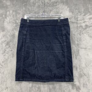 Converse One Star Jean Skirt Womens 30 Blue Straight Pencil Back Pockets