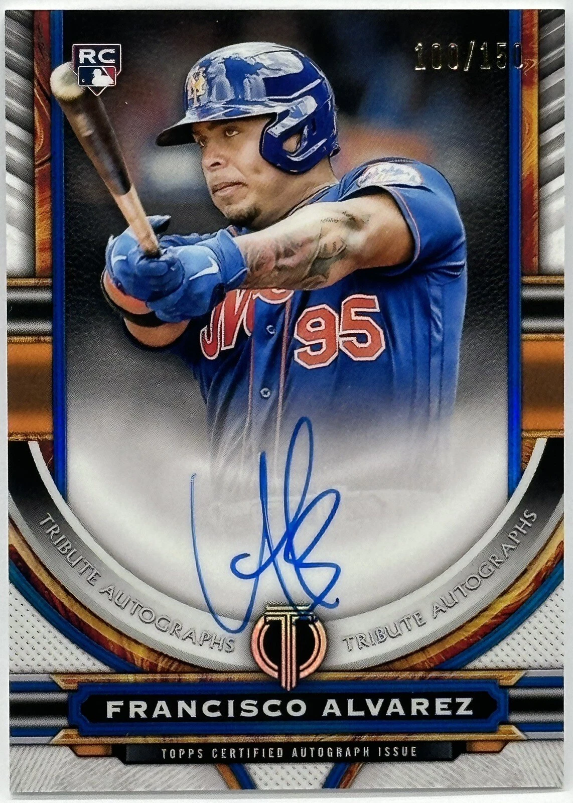 2023 Topps Tribute - Tribute Autographs Blue #TA-FA Francisco Alvarez /150