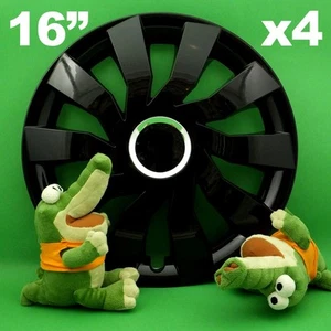 Radkappen 16" Cliff ★4 Stück ★ SCHWARZ für VW Beetle Passat Sharan Tiguan - Bild 1 von 1