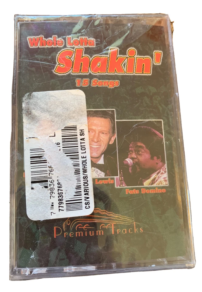 LITTLE RICHARD - JERRY LEE LEWIS - FATS DOMINO Whole Lotta Shakin' Cassette NEW - Image 1 of 4