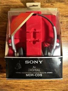 RARO - Auriculares estéreo Sony MDR-CD5 de colección con CAJA - ALMOHADILLAS NUEVAS - Imagen 1 de 18