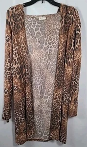 Free Kisses Leopard print Duster Large - Picture 1 of 6