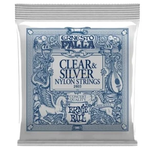 Ernie Ball 2403 Ernesto Palla Clear And Silver Nylon Classical Guitar Strings - Picture 1 of 1