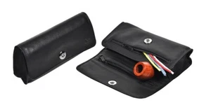 Magnet Line Leather pouch for 1 or 2 pipes, 2 tobacco and accessories - Picture 1 of 1