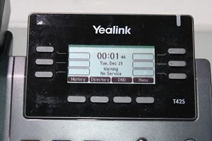Yealink SIP-T42S IP-Telefon Schwarz VoIP Telefon-Ohne Netzteil! - Zdjęcie 1 z 7