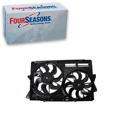 4 Seasons Dual Radiator and Condenser Fan Assembly For 2013-2016 Lincoln MKS - Image 1 of 4