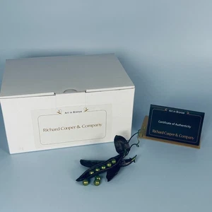 RICHARD COOPER ART IN BRONZE 966 PEA POD LIMITED EDITION 152 /295 - Picture 1 of 6
