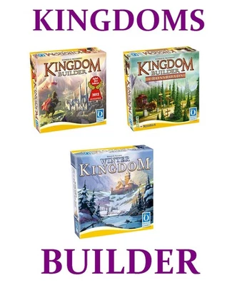 Kingdom Builder + Crossroads + Winter -LOT of THREE (3) - Board Game - BRAND NEW - Image 1 of 4