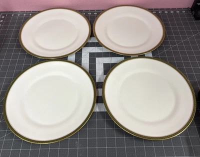 Conjunto de 4 PRATOS de porcelana Wedgwood Chester bone - Imagem 1 de 4