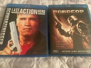 Last Action Hero Blu Ray Arnold Schwarzenegger Charles Dance + Robocop Combo - Bild 1 von 4
