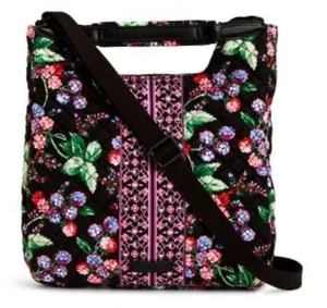 Vera Bradley WINTER BERRY Iconic Hipster Crossbody & Shoulder Bag Excellent! - Picture 1 of 8