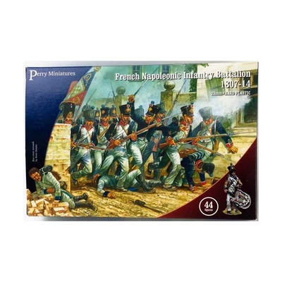 Perry Mini Historical  Napoleonic Mini   French Napoleonic Infantry Ba Fair/NM - Image 1 of 2