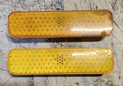 1972 年套装福特 Gran Torino Sport Ranchero 前琥珀色标记灯镜片  — 第 1/4 张图片