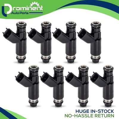 Set of 8 Fuel Injectors for 2007 Chevrolet Express 1500 5.3L V8 FJ502 25326903 - Image 1 of 4