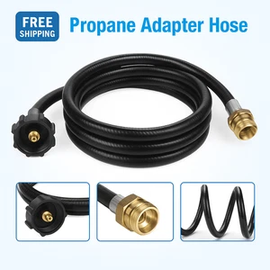 4 Fuß Propan Adapter Schlauch 1 Pfund auf 20 Pfund Konverter für Tank QCC1/Typ 1 Gasgrill - Bild 1 von 6