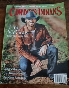 Cowboys & Indians Magazine September 2006 Tim McGraw Mustang Indian Market Issue - Picture 1 of 23