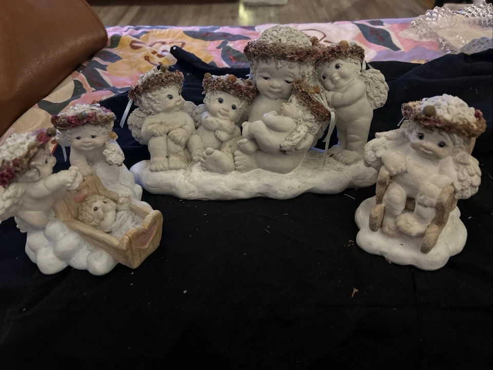 Juego de 3 estatuillas vintage raras de Dreamsicles Foto 1 de 4