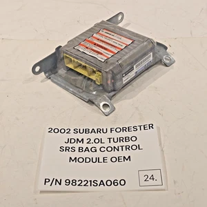 2002 SUBARU FORESTER JDM 2.0L TURBO SRS BAG CONTROL MODULE 98221SA060 OEM - Bild 1 von 13