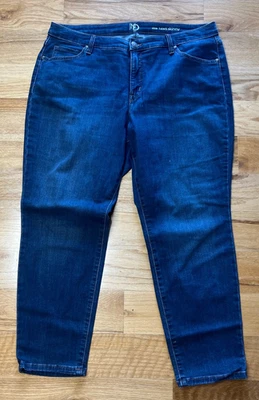 Pantalones de mezclilla New Directions Curvy talla 16 WS ajustados, lavado medio azul Foto 1 de 4