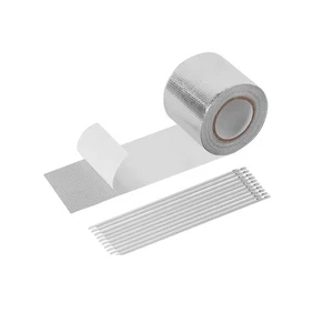 Aluminium Exhaust Repair Tape 20m with Heat Insulation for Cars and Motorcycles - Picture 1 of 10