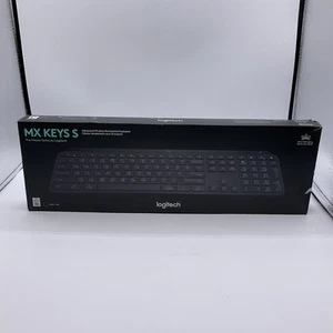 Clavier sans fil Bluetooth pleine grandeur Logitech MX Keys S noir 920-011406 neuf - Photo 1/6