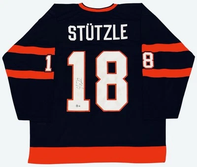 Tim Stutzle Signed Ottawa Senators Custom Jersey Autographed + Beckett COA - Image 1 of 4