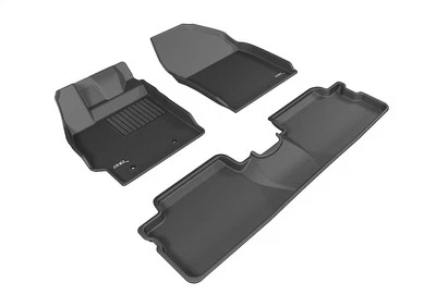 All Weather Floor Mat Set For 13-15 Scion xB Black Kagu - Image 1 of 4
