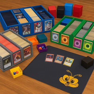 BCW Collectible Card Bin Deck 3200 Storage Box🍯Trading Cards Sleeves Protectors - Image 1 of 4