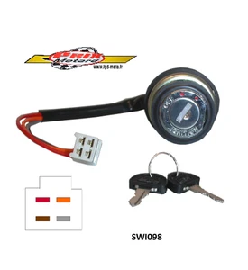 SUZUKI GT 750 1972/1977 CONTACTEUR A CLE 4 FILS NEUF - Imagen 1 de 1