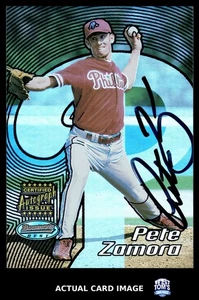 2002 Bowman's Best #109 PETE ZAMORA Philadelphia Phillies AUTO RC EX - Picture 1 of 4