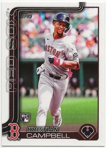 2025 Topps Factory Set KRISTIAN CAMPBELL Rookie Image Variation RED SOX RC #700 - Picture 1 of 1