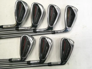 COBRA KING F9 SPEEDBACK Iron Set 7pcs 5-PW,GW Speeder Evolution Flex R - Picture 1 of 10
