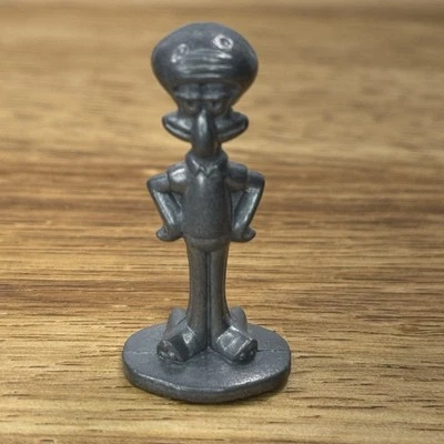 Pantalones cuadrados de repuesto de peltre calamar edición Bob Esponja Monopoly de colección Foto 1 de 3