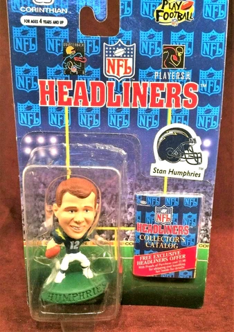 San Diego Chargers Stan Humphries 1996 NFL HEADLINERS Figure Cover
