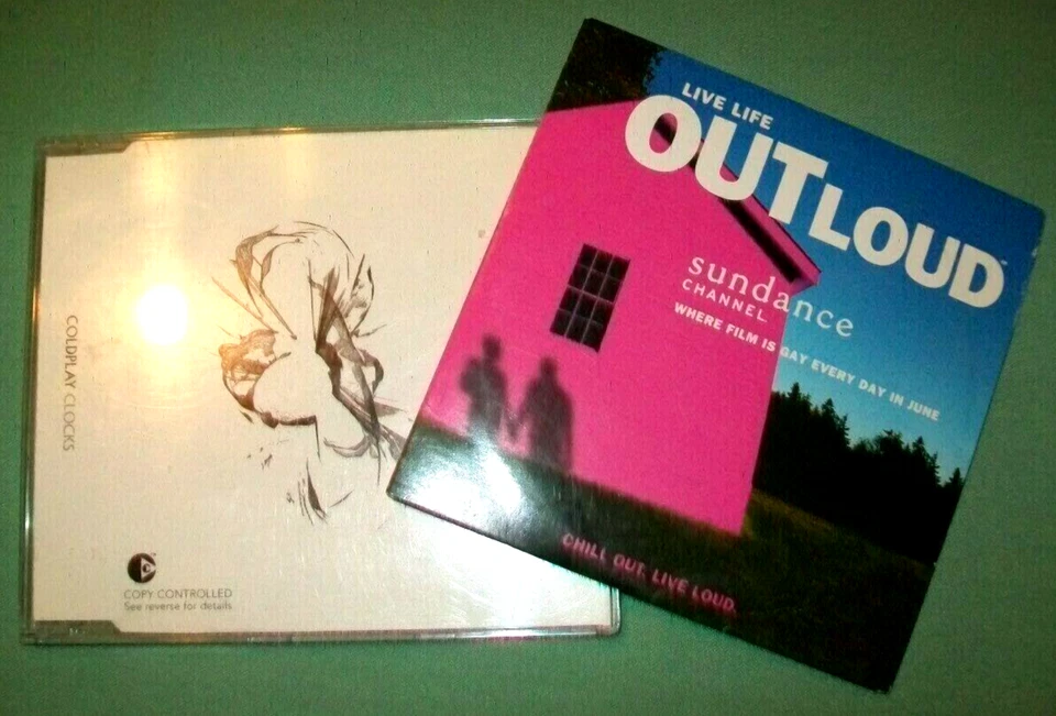 Coldplay       ** PROMO CD LOT **        Gold In Them Hills  --  Clocks - Image 1 of 1