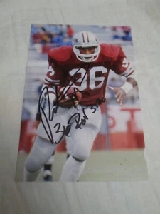Washington State Huskies RUEBEN MAYES signed 4x6 Foto FUSSBALL AUTOGRAMM 1A - Bild 1 von 1