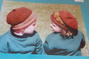 Fiber Trends Acorn Hat CH-37 Knitting Pattern Vintage 2001 Evelyn A. Clark - Picture 1 of 2