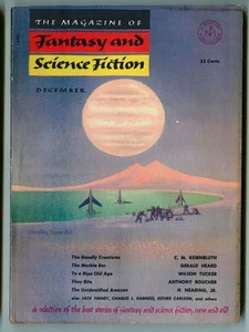 Vintage December 1952 Magazine of FANTASY & SCIENCE FICTION! Kornbluth! Tucker! - Foto 1 di 3