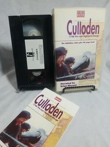 CULLODEN 1746 THE LAST HIGHLAND CHARGE + BOOK  VHS Campaigns In History - Picture 1 of 2
