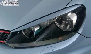 RDX Scheinwerferblenden für VW Golf 6 VI Böser Blick Blenden Spoiler Tuning - Bild 1 von 4