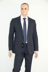 HUGO BOSS Anzug, Mod. Huge4/Genius3, Gr. 98 / US 40L, Slim Fit, Super 110, Navy - Bild 1 von 10