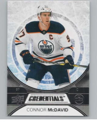 2021-22 Upper Deck Credentials #1 Connor McDavid  Edmonton Oilers V99667 - Image 1 of 3