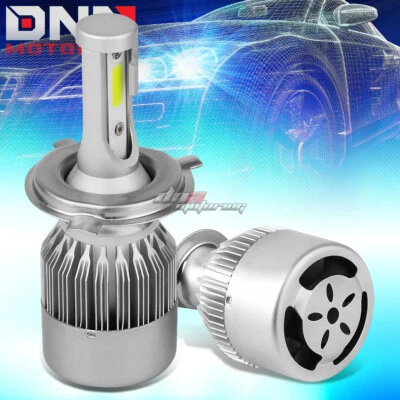 2X H4 6000K REPUESTO DE SEGURIDAD UNIVERSAL CABEZA PARACHOQUES BOMBILLAS LED CON VENTILADOR Foto 1 de 4