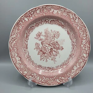 The Spode Archive Collection Victorian Series "Byron Groups" Dinner Plate Red - Picture 1 of 3