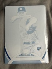 2013 Bowman Platinum Shelby Miller 1/1 Cyan Printing Plate Rookie RC