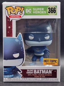 Funko Pop DC Heroes 366 Silent Knight Batman Hot topic - Picture 1 of 8